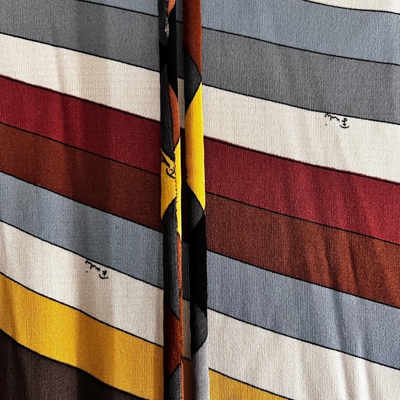 RARE Vintage 1960’s Emilio Pucci Signature Print Jersey Dress w/ beaded belt - Picture 8 of 10